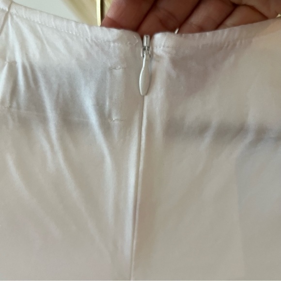 Aritzia Babaton Juliger Blouse White cap sleeve with tie back. Size small. - Picture 7 of 8